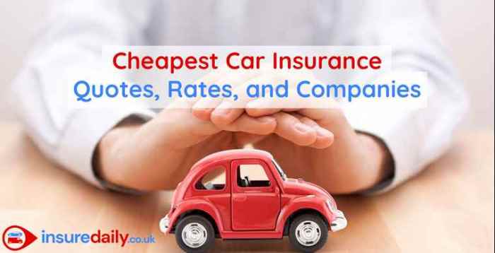 Top 10 Cheapest Car (Auto) Insurance Companies